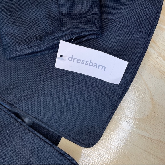 Dress Barn Open Front Rayon Blend Blazer - Black - Picture 13 of 16